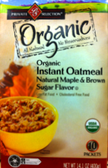 Maple & Brown Sugar Inst Oatmeal (Org) 2/10 ct